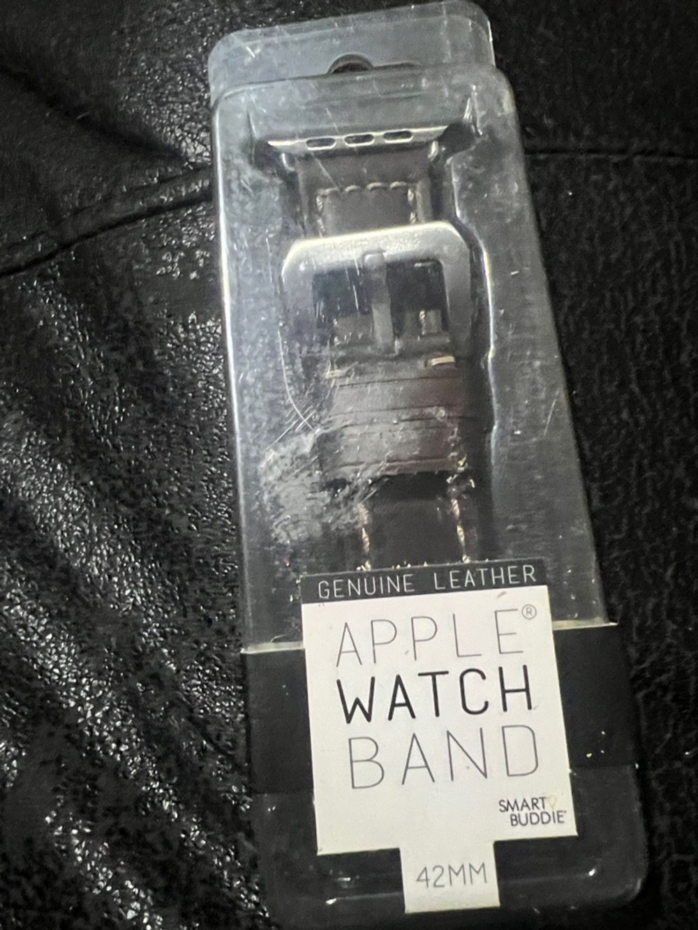 APPLE Watch Band Genuine Leather 42mm - Black